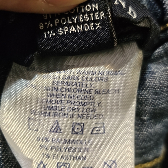 Lands' End Rolled hem jeans Size 6X - Picture 10 of 10